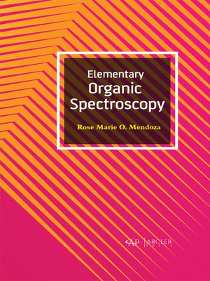 cover image of Elementary Organic Spectroscopy